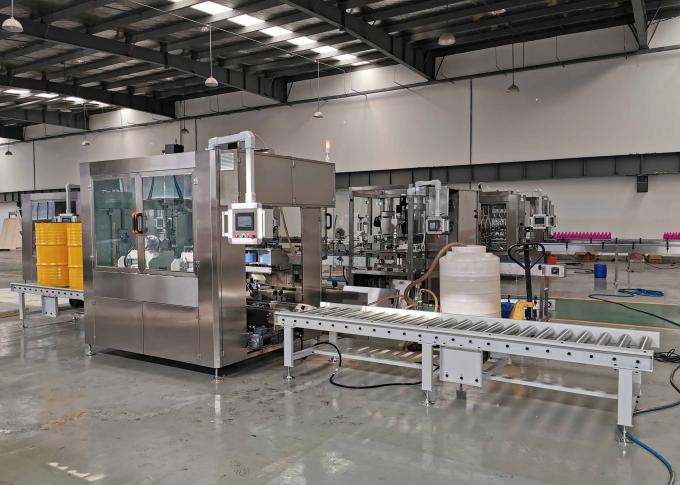 200L ਲੁਬਰੀਕੇਟਿੰਗ ਤੇਲ ਭਰਨ ਵਾਲੀ ਲਾਈਨ